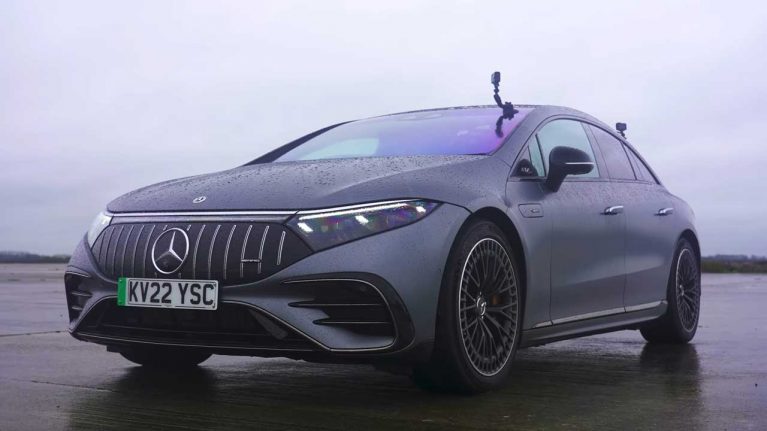 درگ قوی‌ترین سدان‌های برقی بی ام و پورشه و مرسدس / دوبله فارسی